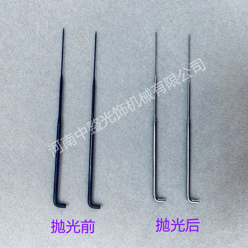 無紡布錐形刺針拋光案例